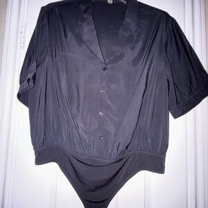 Elegant Black Women's Top / Bodysuit
